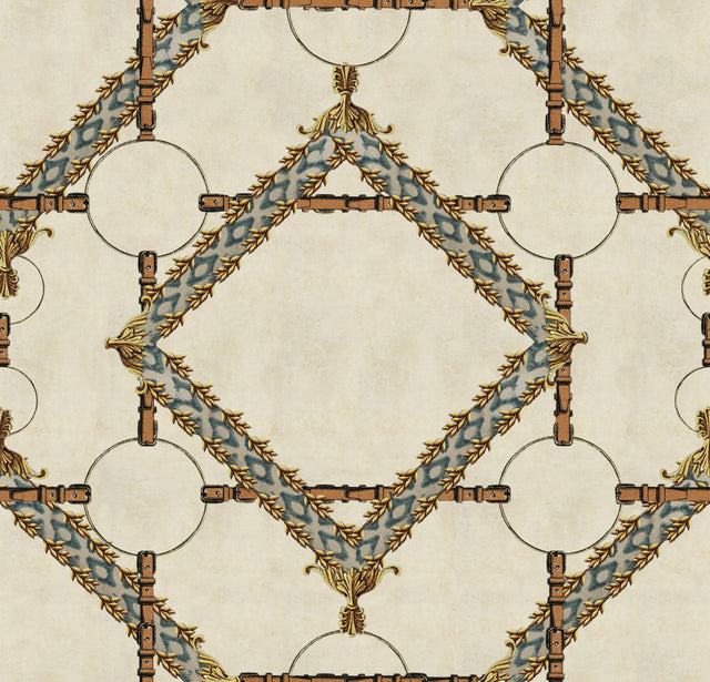 MindTheGap DECORATIVE HARNESS Taupe The Derby Wallpaper