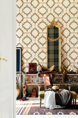 MindTheGap DECORATIVE HARNESS Taupe The Derby Wallpaper