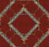 MindTheGap DECORATIVE HARNESS Burgundy The Derby Wallpaper