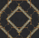 MindTheGap DECORATIVE HARNESS Anthracite The Derby Wallpaper