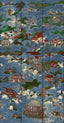 MindTheGap FLOATING WORLD Blue The Curator's Cabinet Wallpaper