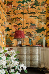 MindTheGap FLOATING WORLD Golden The Curator's Cabinet Wallpaper
