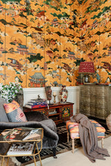 MindTheGap FLOATING WORLD Golden The Curator's Cabinet Wallpaper
