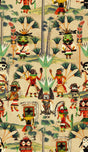MindTheGap HOPI SPIRIT Taupe The Curator's Cabinet Wallpaper