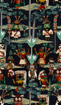 MindTheGap HOPI SPIRIT Anthracite The Curator's Cabinet Wallpaper