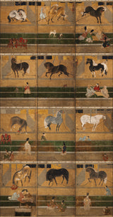 MindTheGap HORSE STABLE The Curator's Cabinet Wallpaper