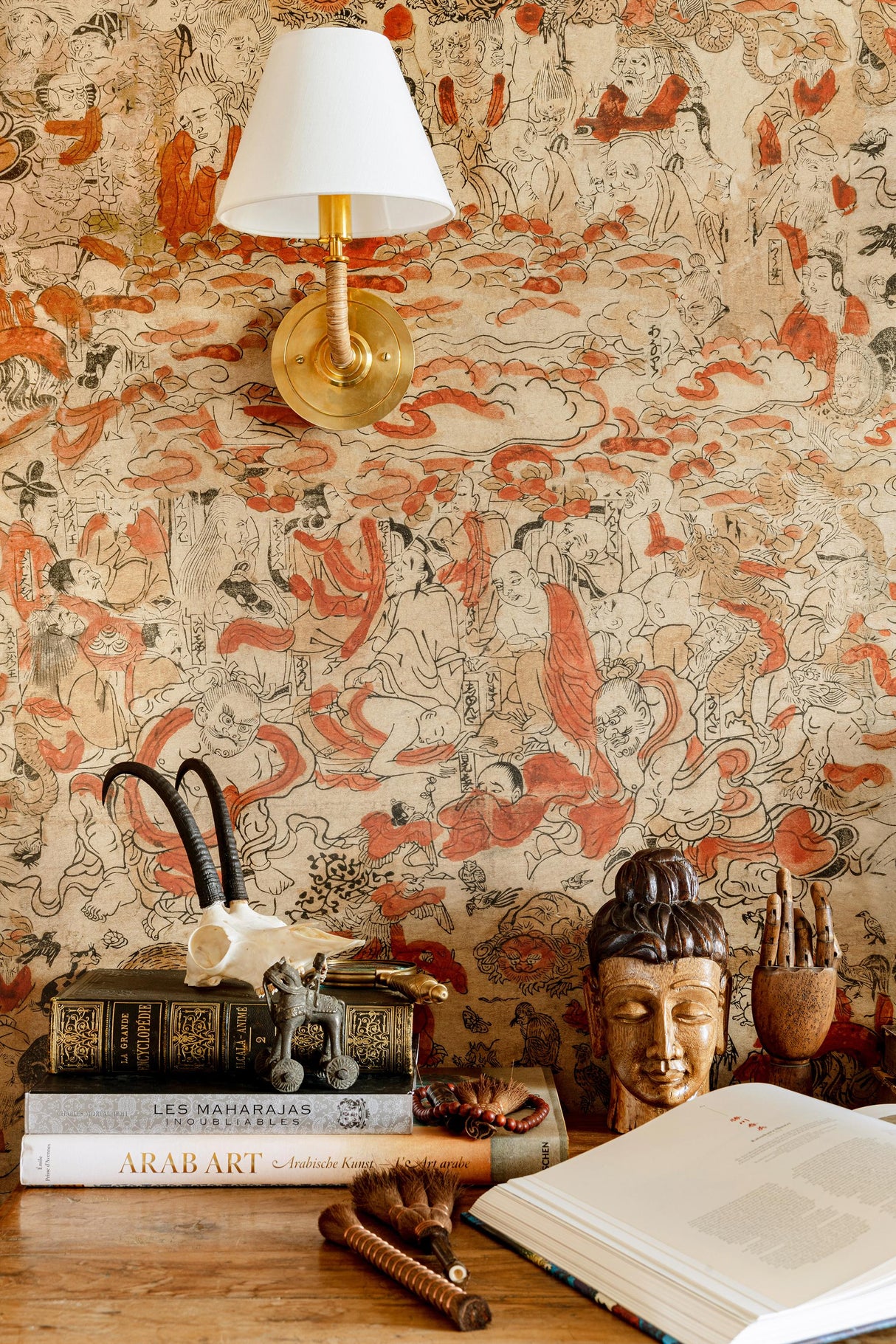 MindTheGap SPIRITURAL JOURNEY The Curator's Cabinet Wallpaper