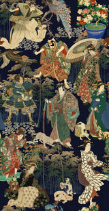 MindTheGap SAMURAI AND GEISHA The Curator's Cabinet Wallpaper