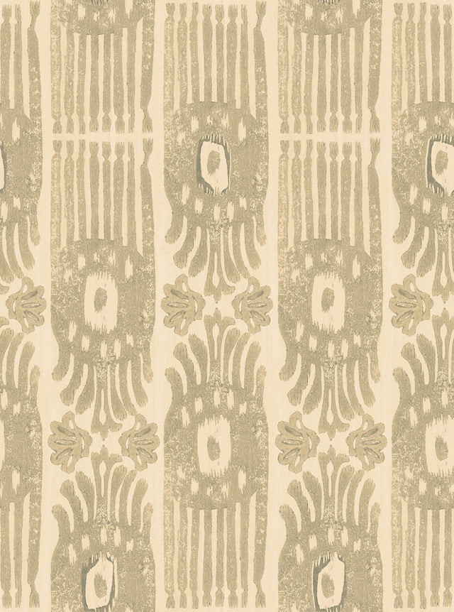 MindTheGap TRIBAL IKAT Angora The Curator's Cabinet Wallpaper