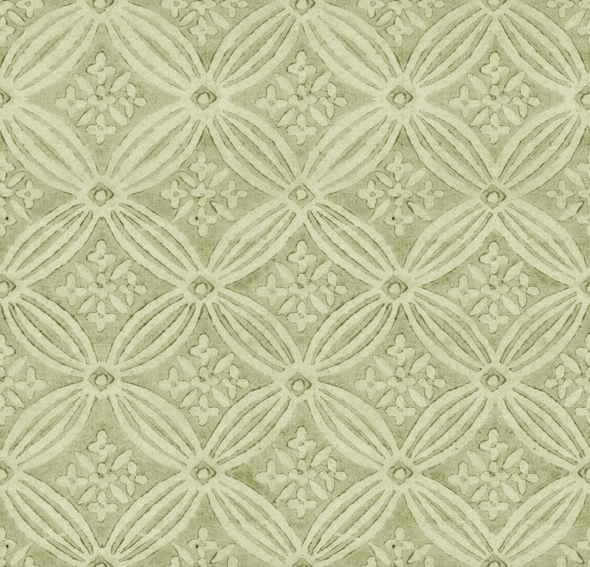 MindTheGap KALAMKARI Jade The Curator's Cabinet Wallpaper
