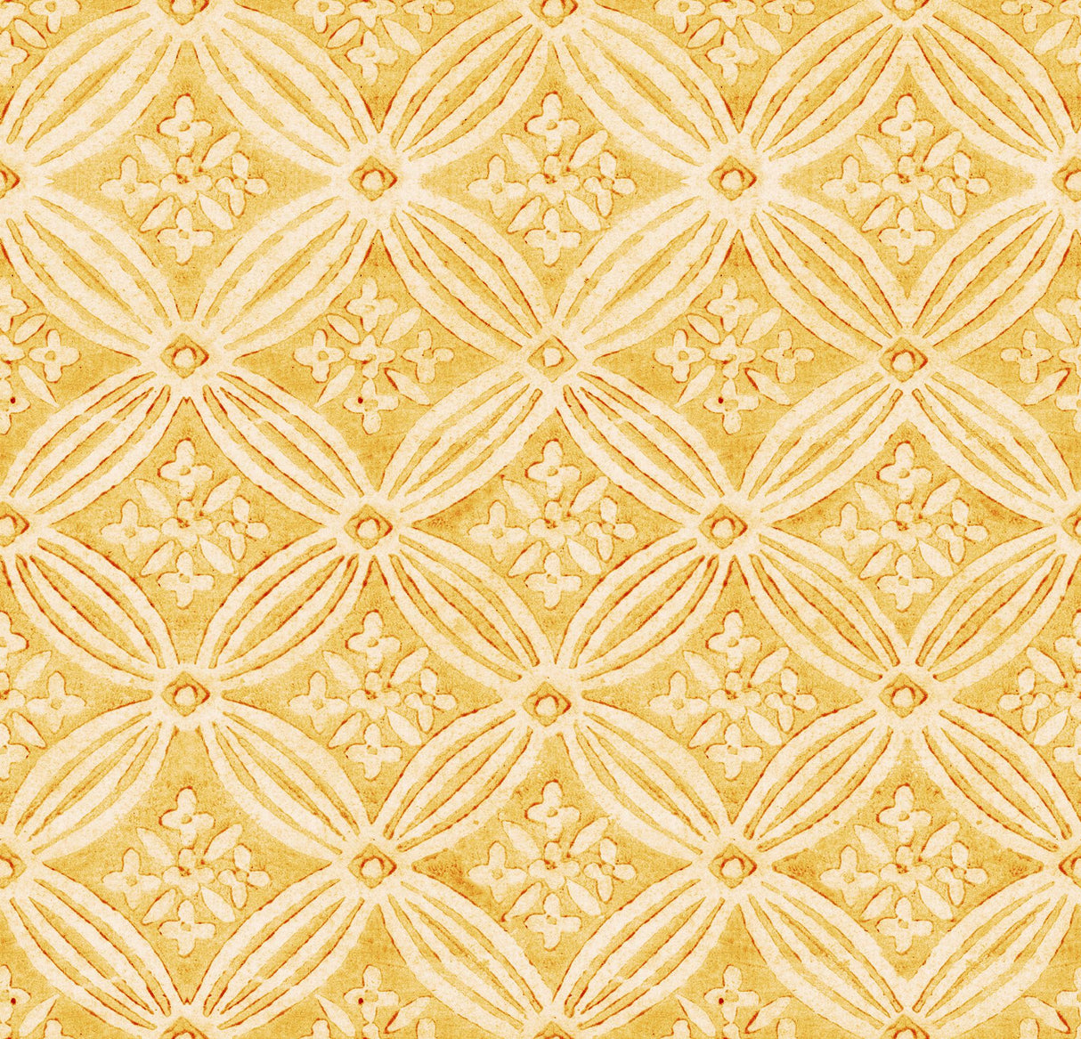 MindTheGap KALAMKARI Citrus The Curator's Cabinet Wallpaper