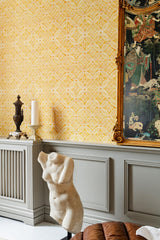 MindTheGap KALAMKARI Citrus The Curator's Cabinet Wallpaper