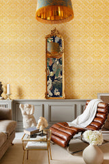 MindTheGap KALAMKARI Citrus The Curator's Cabinet Wallpaper