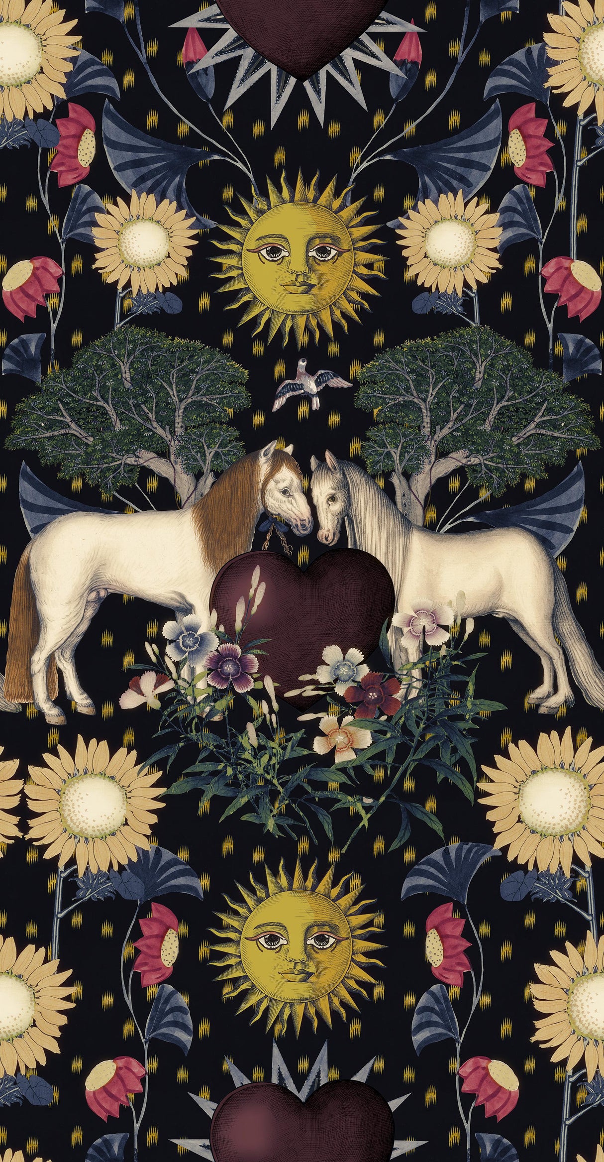 MindTheGap MIRAGE Dark WOODSTOCK Wallpaper