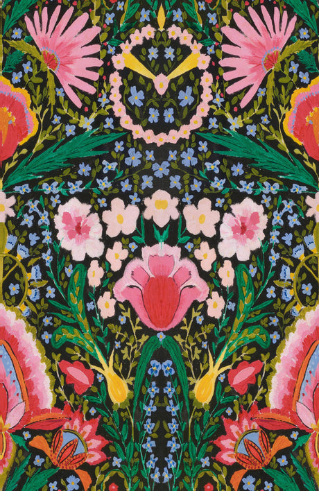 MindTheGap SUSIE Q Anthracite WOODSTOCK Wallpaper