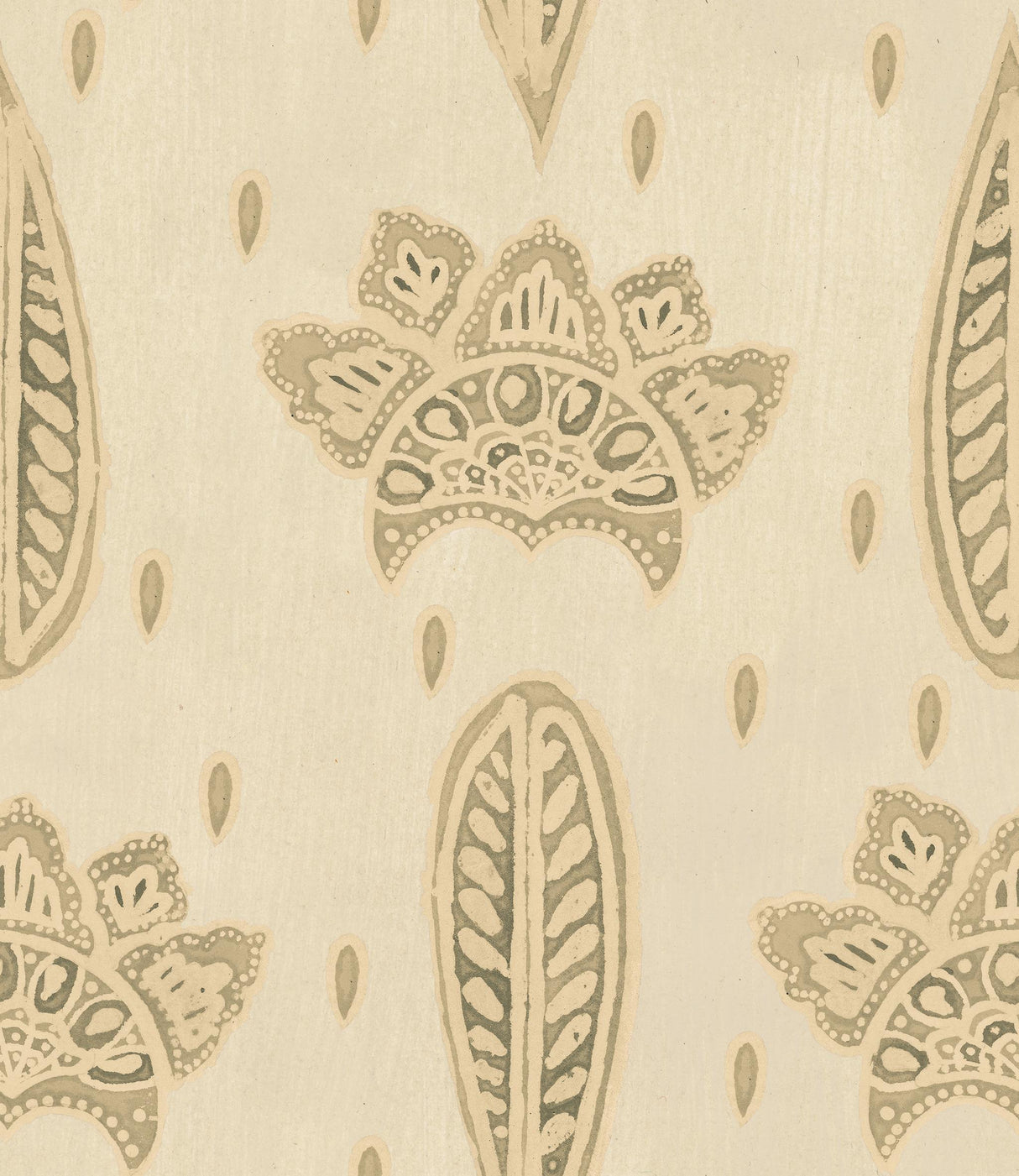 MindTheGap BETHEL BATIK Antique White WOODSTOCK Wallpaper