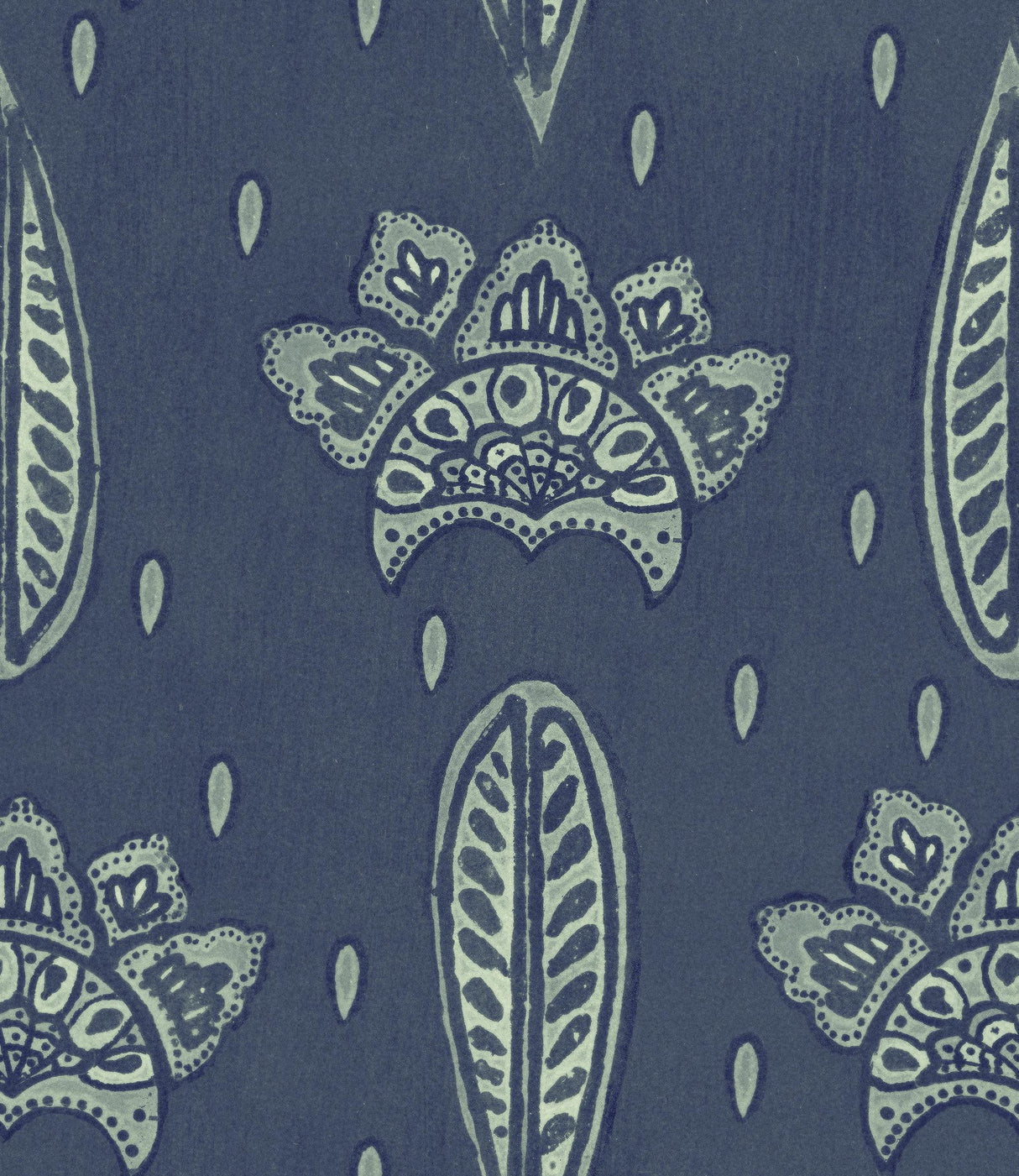 MindTheGap BETHEL BATIK Cobalt WOODSTOCK Wallpaper