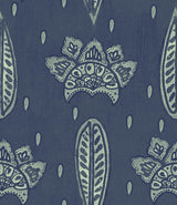 MindTheGap BETHEL BATIK Cobalt WOODSTOCK Wallpaper