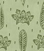 MindTheGap BETHEL BATIK Smoke Green WOODSTOCK Wallpaper