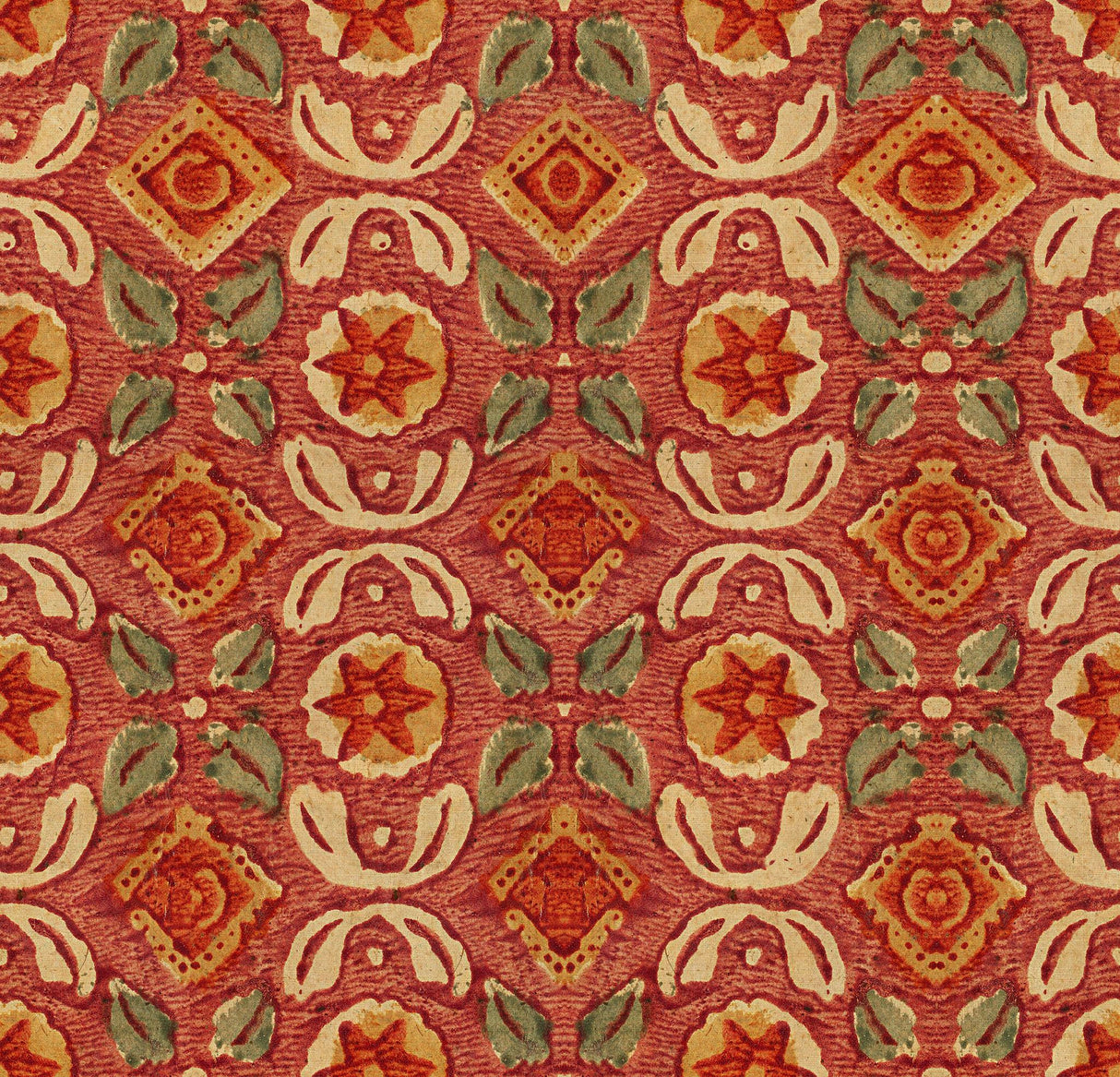 MindTheGap VARANASI Grenadine WOODSTOCK Wallpaper