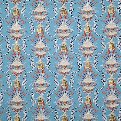 Pindler SEAHORSE MARINE Fabric