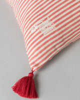 MindTheGap RHUBARB Stripe Cushions Pillow