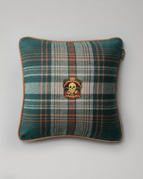 MindTheGap MONTEREY PLAID Green Cushions Pillow