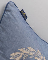 MindTheGap WOODSTOCK DENIM Embroidered Cushions Pillow