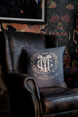 MindTheGap WOODSTOCK DENIM Embroidered Cushions Pillow