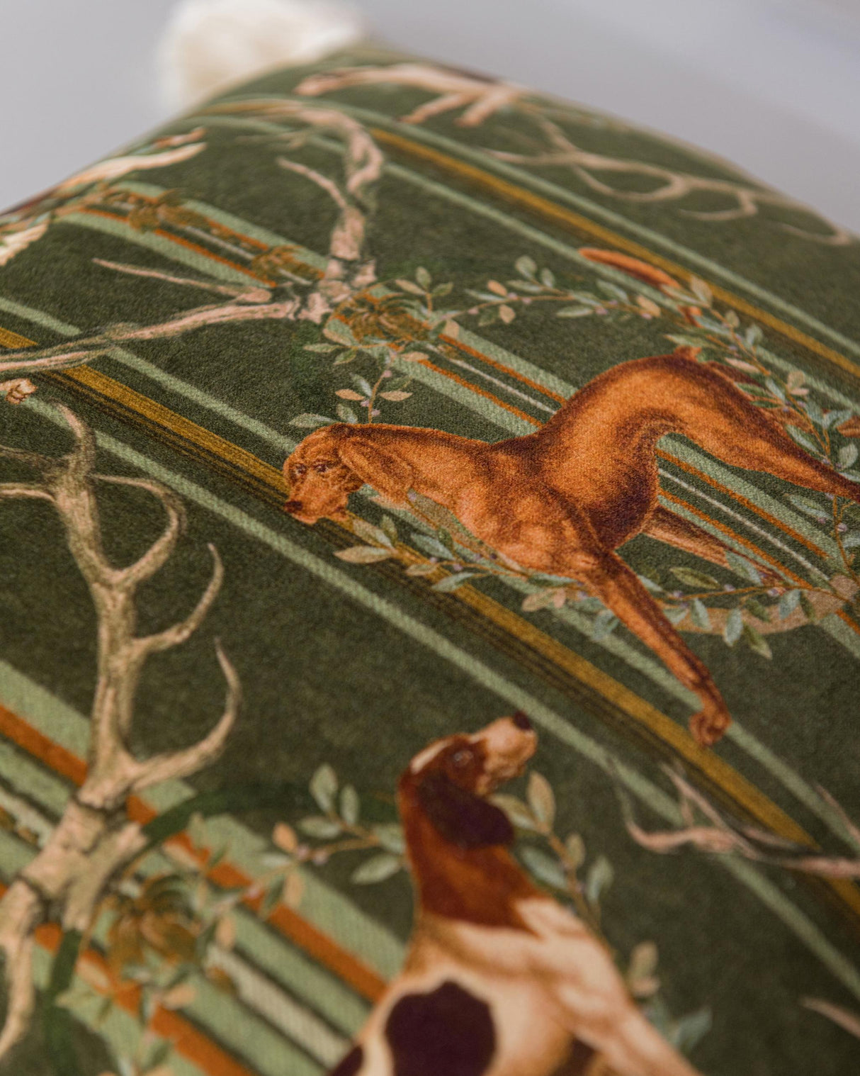 MindTheGap MOUNTAIN DOGS Cypress Green Cushions Pillow