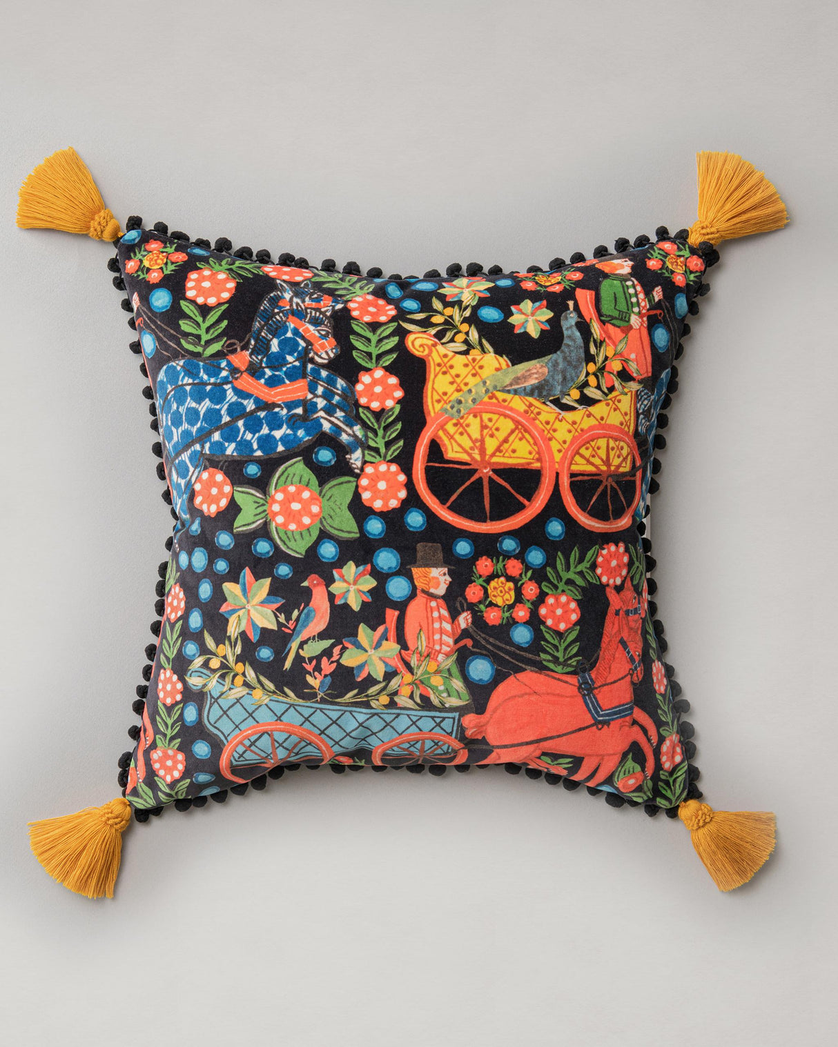 MindTheGap FASNACHT Anthracite Cushions Pillow