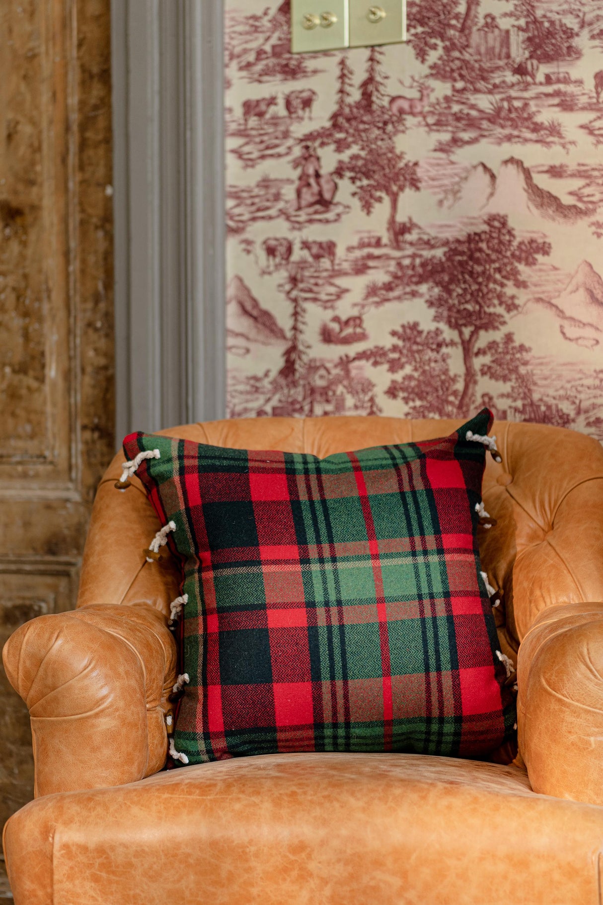 MindTheGap TYROLEAN PLAID Cushions Pillow