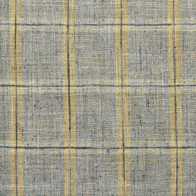 Maxwell GRIDIRON #635 DENIM Drapery Fabric