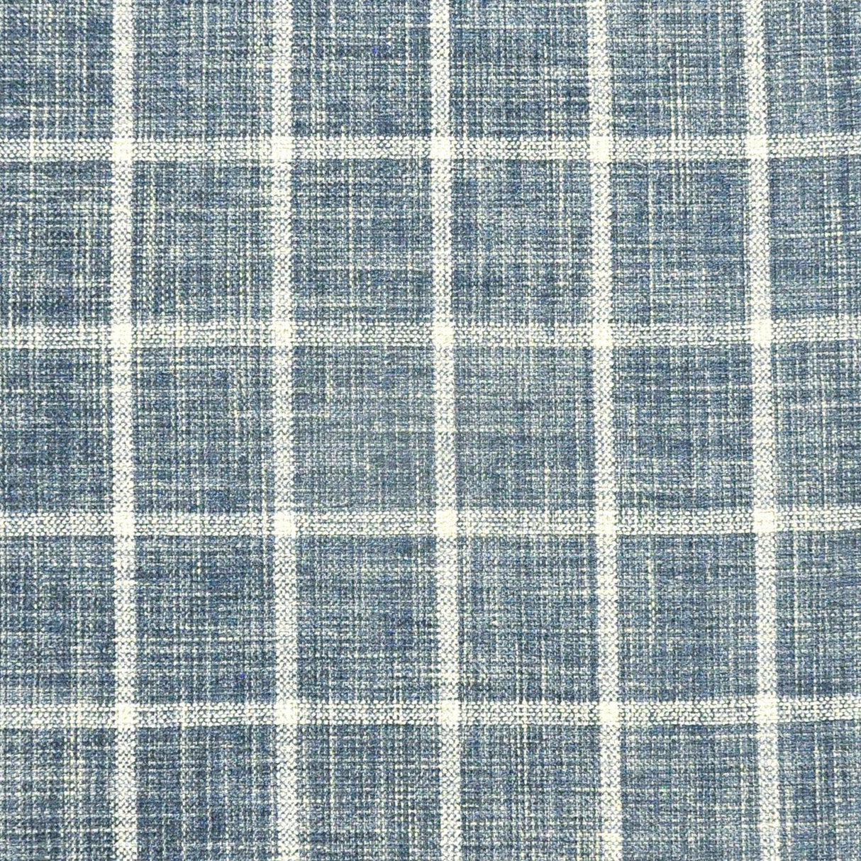 Maxwell WINDOWPANE #637 PACIFIC Drapery Fabric