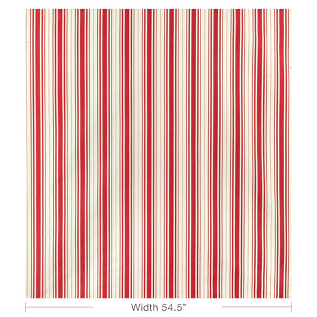 Lee Jofa BALDWIN STRIPE POPPY Fabric