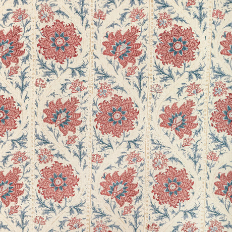 Lee Jofa CALICO VINE BLUE RED Fabric