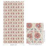 Lee Jofa CALICO VINE BLUE RED Fabric