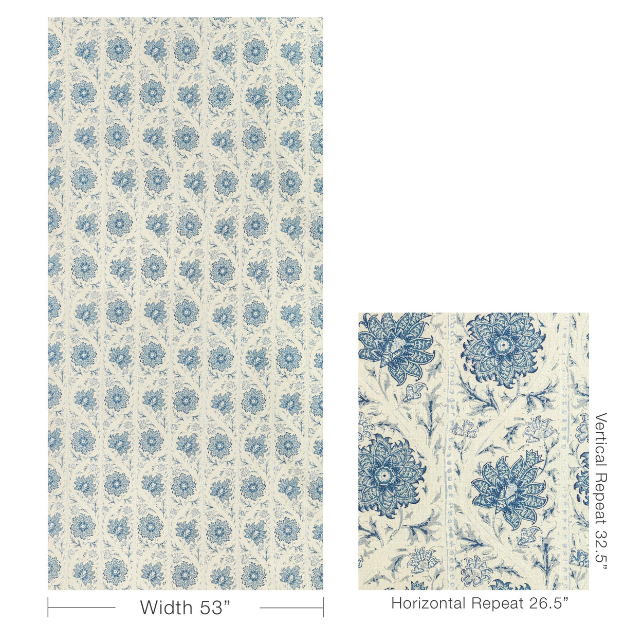 Lee Jofa CALICO VINE PORCELAIN Fabric