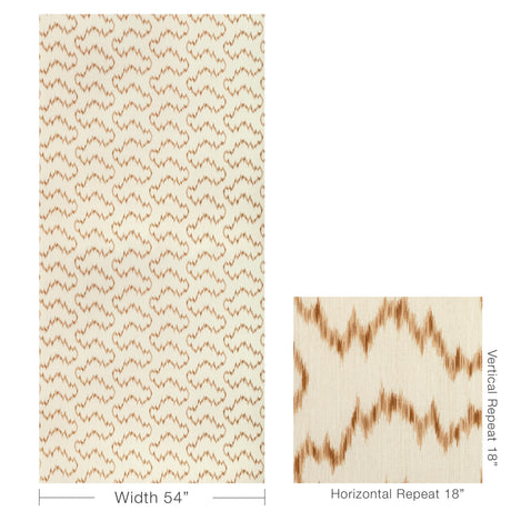 Lee Jofa MALLORCAN IKAT CAMEL Fabric