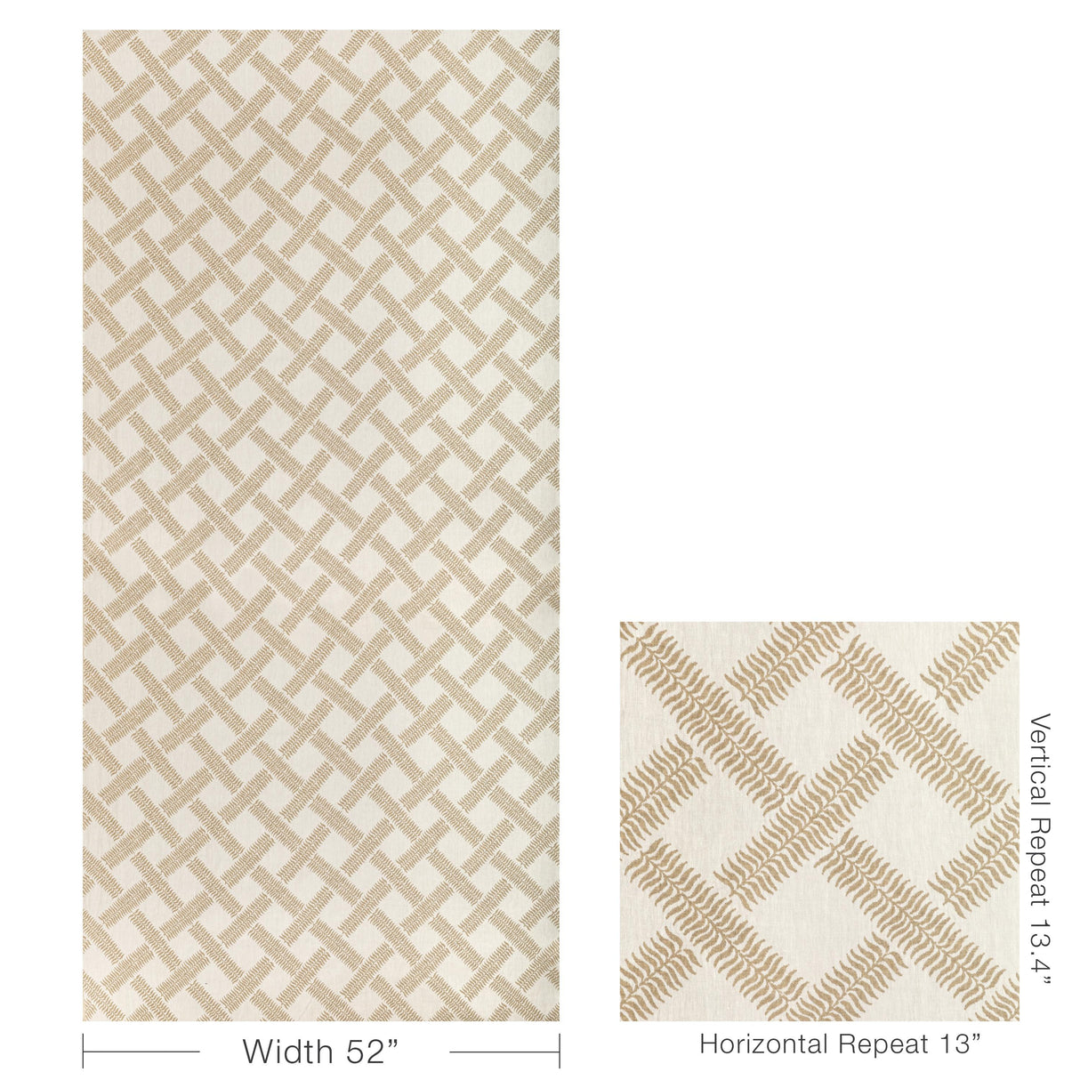 Lee Jofa GARDEN TRELLIS WEAVE SAND Fabric