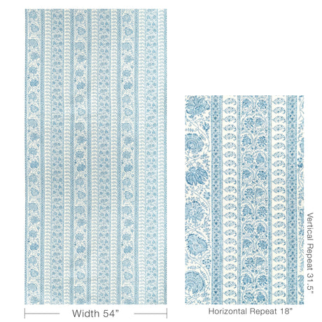 Lee Jofa INDIENNES STRIPE DELFT Fabric