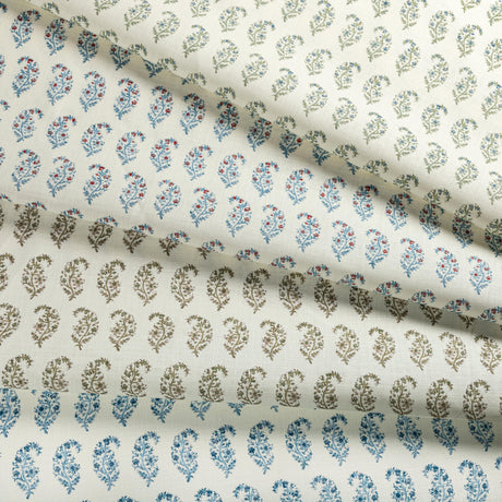 Lee Jofa INDIENNES PAISLEY DELFT Fabric