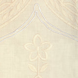 Lee Jofa HAYES EMBROIDERY IVORY Drapery Fabric