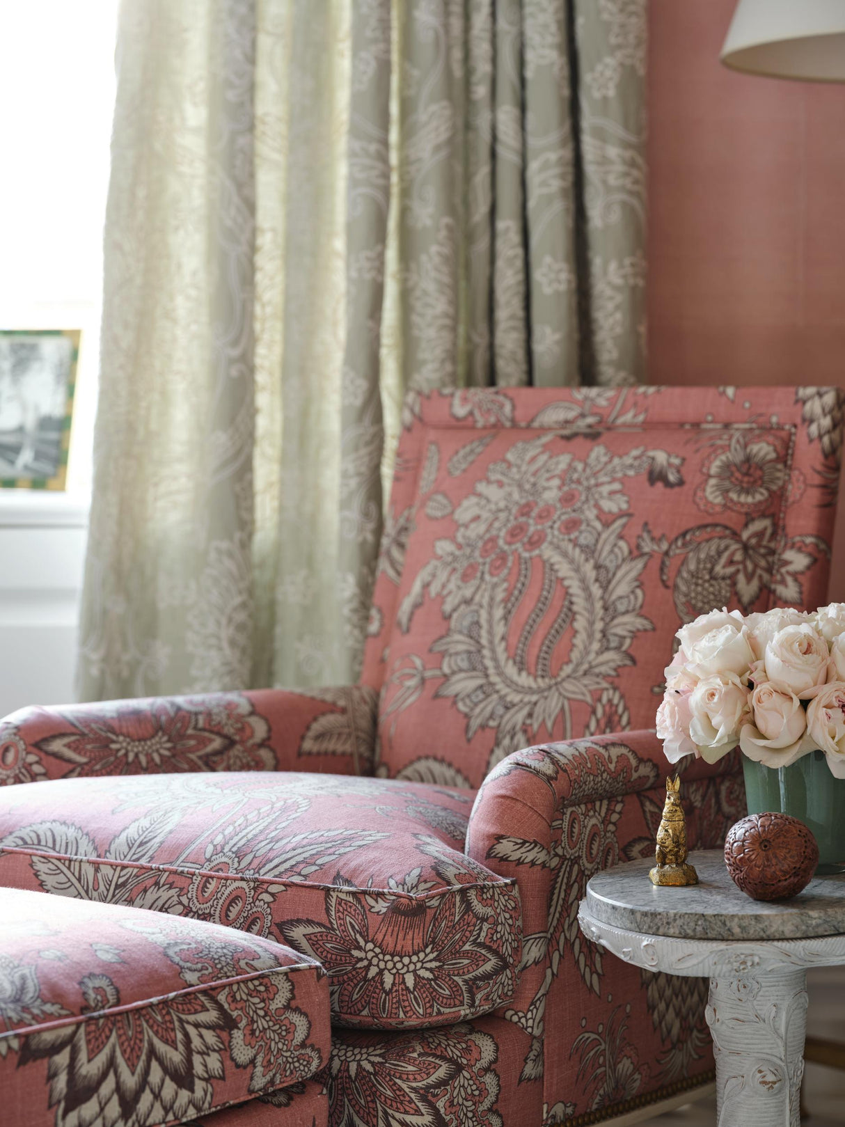 Lee Jofa HAYES EMBROIDERY CELERY Drapery Fabric