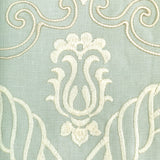 Lee Jofa HAYES EMBROIDERY AQUA Drapery Fabric
