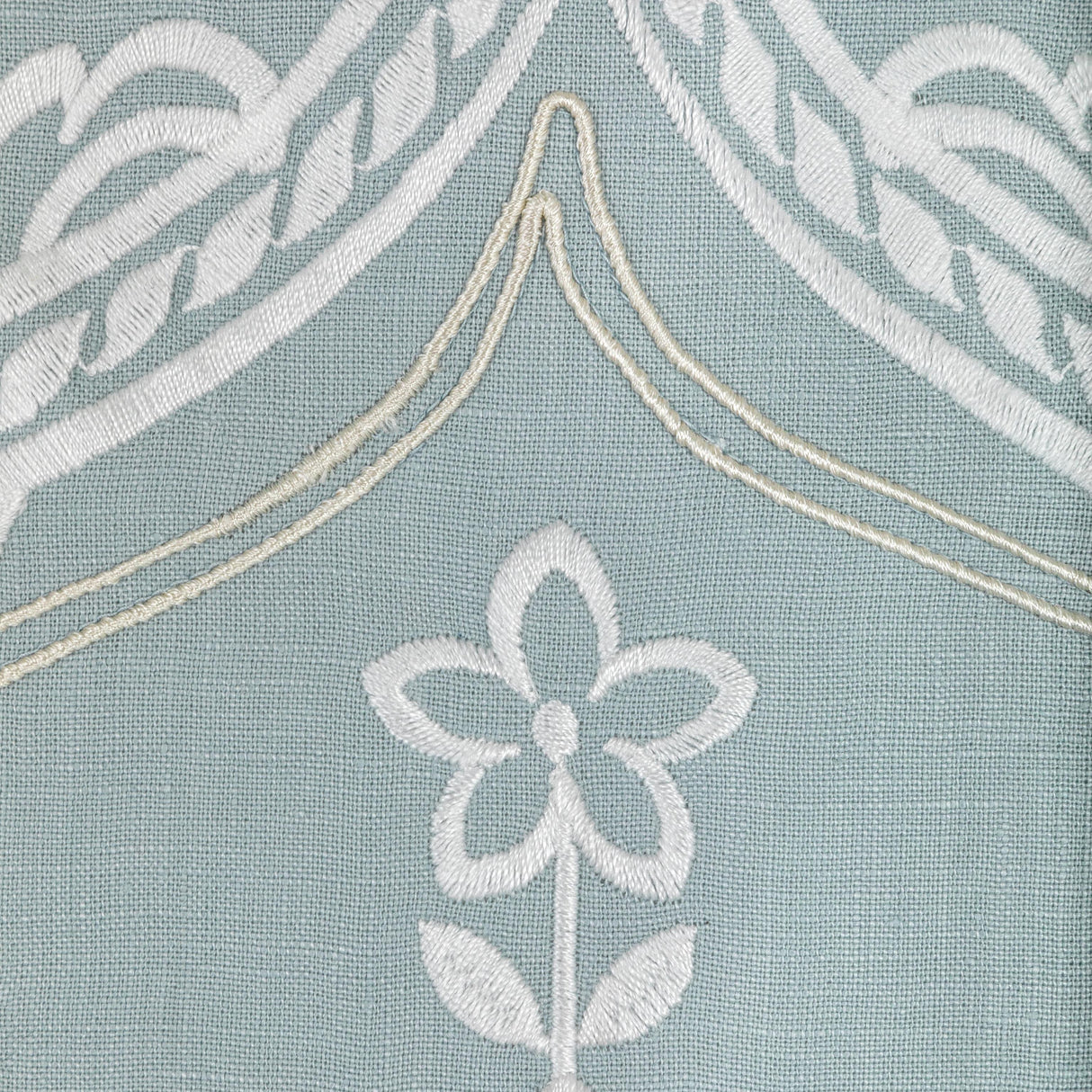 Lee Jofa HAYES EMBROIDERY BLUE Drapery Fabric