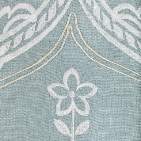 Lee Jofa HAYES EMBROIDERY BLUE Drapery Fabric