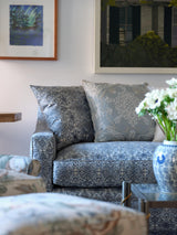 Lee Jofa HAYES EMBROIDERY BLUE Drapery Fabric