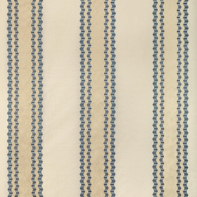 Lee Jofa WALDON STRIPE BLUE Drapery Fabric