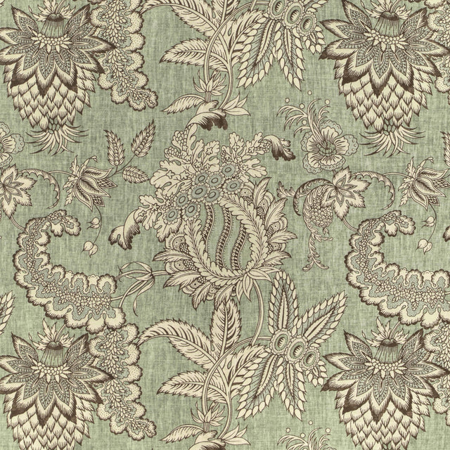 Lee Jofa JENNINGS PRINT GREEN Fabric